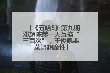 《五哈5》第九期邓超陈赫一天互掐“三百次”，王俊凯韭菜舞超魔性