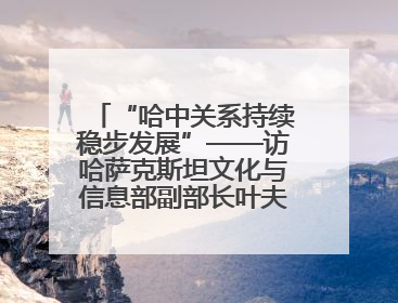 “哈中关系持续稳步发展”——访哈萨克斯坦文化与信息部副部长叶夫根尼·科切托夫
