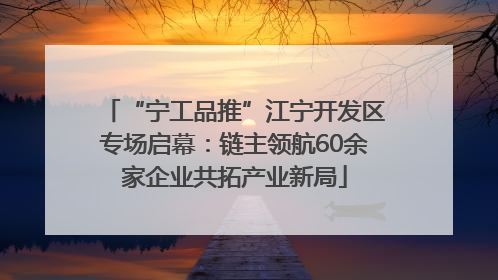 “宁工品推”江宁开发区专场启幕：链主领航60余家企业共拓产业新局