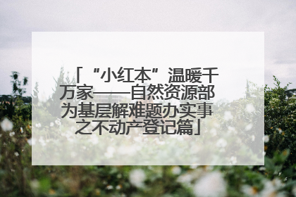“小红本”温暖千万家——自然资源部为基层解难题办实事之不动产登记篇
