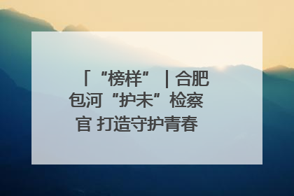 “榜样”｜合肥包河“护未”检察官 打造守护青春成长的永恒灯塔