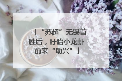 “苏超”无锡首胜后，盱眙小龙虾前来“助兴”