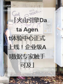 火山引擎Data Agent体验中心正式上线！企业级AI数据专家触手可及