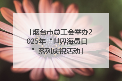 烟台市总工会举办2025年“世界海员日”系列庆祝活动