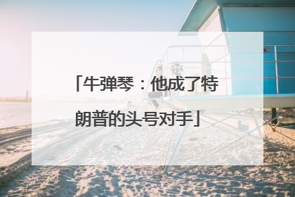 牛弹琴：他成了特朗普的头号对手