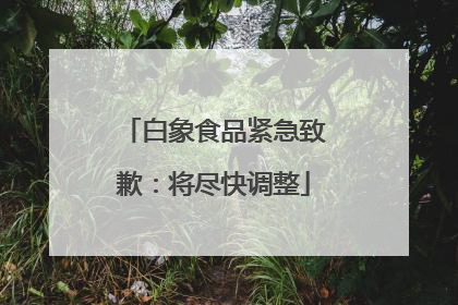 白象食品紧急致歉：将尽快调整