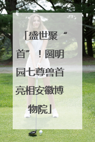 盛世聚“首”！圆明园七尊兽首亮相安徽博物院