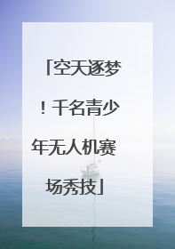 空天逐梦！千名青少年无人机赛场秀技