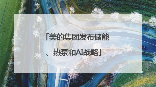 美的集团发布储能、热泵和AI战略