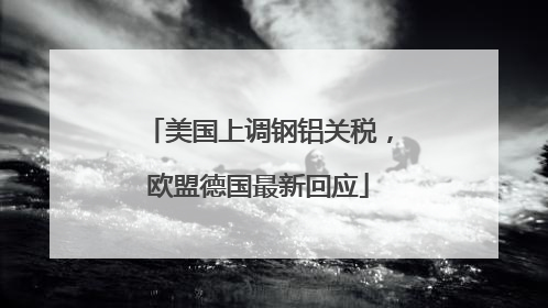美国上调钢铝关税，欧盟德国最新回应