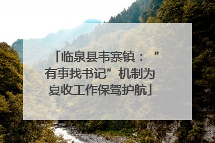 临泉县韦寨镇：“有事找书记”机制为夏收工作保驾护航