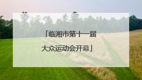 临湘市第十一届大众运动会开幕