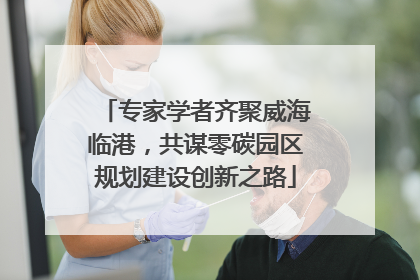 专家学者齐聚威海临港，共谋零碳园区规划建设创新之路