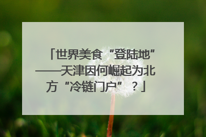 世界美食“登陆地”——天津因何崛起为北方“冷链门户”？