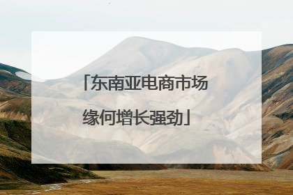 东南亚电商市场缘何增长强劲