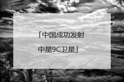 中国成功发射中星9C卫星