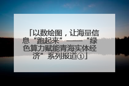 以数绘图，让海量信息“跑起来”——“绿色算力赋能青海实体经济”系列报道①