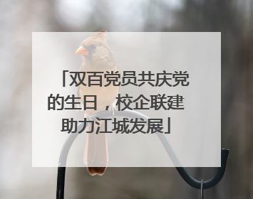 双百党员共庆党的生日，校企联建助力江城发展