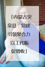 内蒙古突泉县：党建引领聚合力 以工代赈促增收