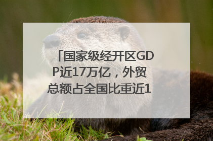 国家级经开区GDP近17万亿，外贸总额占全国比重近1/4｜数读中国