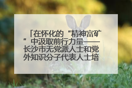 在怀化的“精神富矿”中汲取前行力量——长沙市无党派人士和党外知识分子代表人士培训班在怀化圆满举办