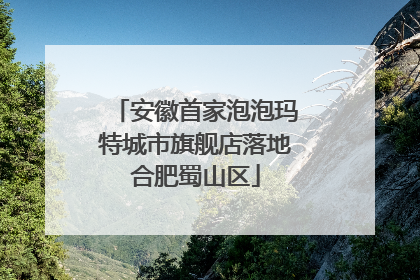 安徽首家泡泡玛特城市旗舰店落地合肥蜀山区