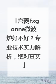 宫菱Fxgonne微波炉好不好？专业技术实力解析，绝对真实
