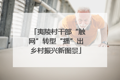 夷陵村干部“触网”转型“播”出乡村振兴新图景