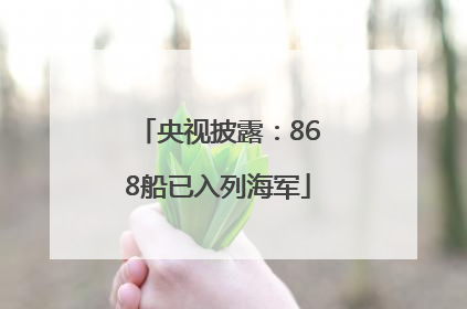 央视披露：868船已入列海军