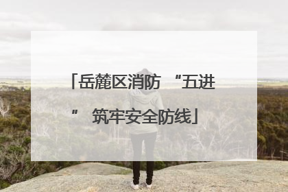 岳麓区消防 “五进” 筑牢安全防线