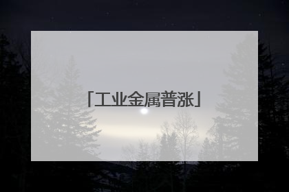 工业金属普涨