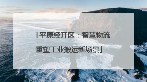 平原经开区：智慧物流重塑工业搬运新场景