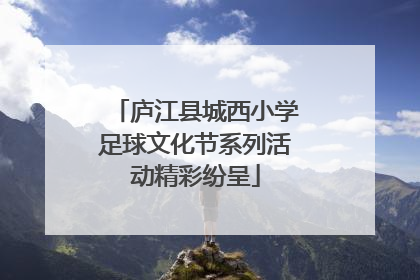 庐江县城西小学足球文化节系列活动精彩纷呈