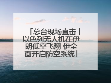 总台现场直击丨以色列无人机在伊朗低空飞翔 伊全面开启防空系统