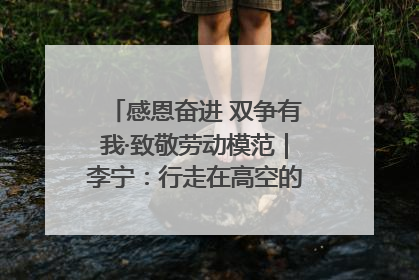感恩奋进 双争有我·致敬劳动模范｜李宁：行走在高空的“电网卫士”