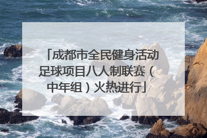 成都市全民健身活动足球项目八人制联赛（中年组）火热进行