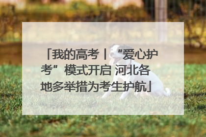 我的高考丨“爱心护考”模式开启 河北各地多举措为考生护航