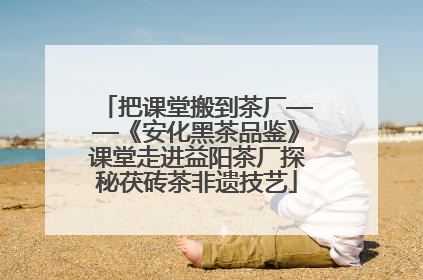 把课堂搬到茶厂——《安化黑茶品鉴》课堂走进益阳茶厂探秘茯砖茶非遗技艺