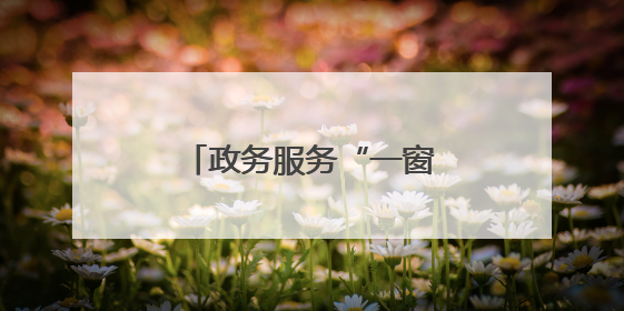 政务服务“一窗通办” 群众烦恼“一站解决”