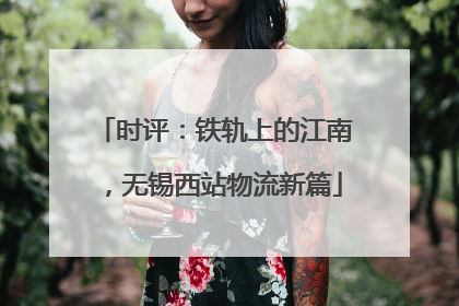 时评：铁轨上的江南，无锡西站物流新篇