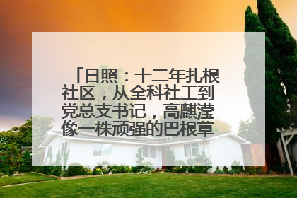 日照：十二年扎根社区，从全科社工到党总支书记，高麒滢像一株顽强的巴根草，把根深深扎进基层的土壤——“巴根草书记”的夏日叙事