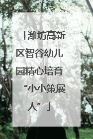 潍坊高新区智谷幼儿园精心培育“小小策展人”