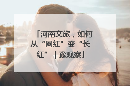 河南文旅，如何从“网红”变“长红”｜豫观察