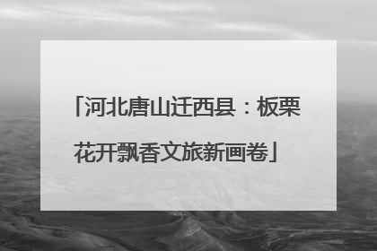 河北唐山迁西县：板栗花开飘香文旅新画卷