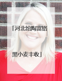 河北馆陶富铬黑小麦丰收