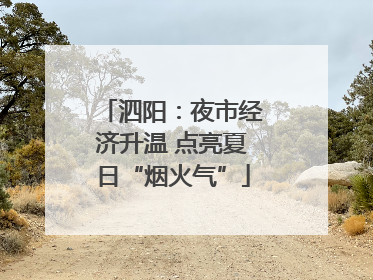 泗阳：夜市经济升温 点亮夏日“烟火气”