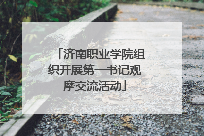 济南职业学院组织开展第一书记观摩交流活动