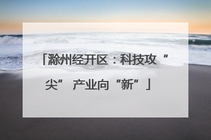 滁州经开区：科技攻“尖” 产业向“新”