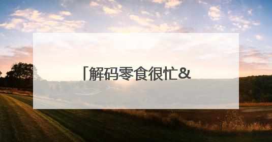 解码零食很忙&赵一鸣零食与加盟商的共赢方程式