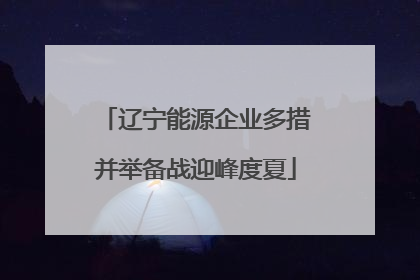 辽宁能源企业多措并举备战迎峰度夏